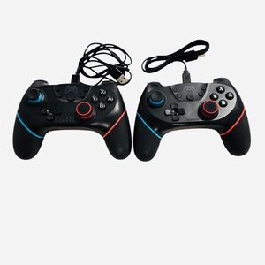 Pair of Wireless Pro Controllers for Nintendo Switch / OLED / Lite